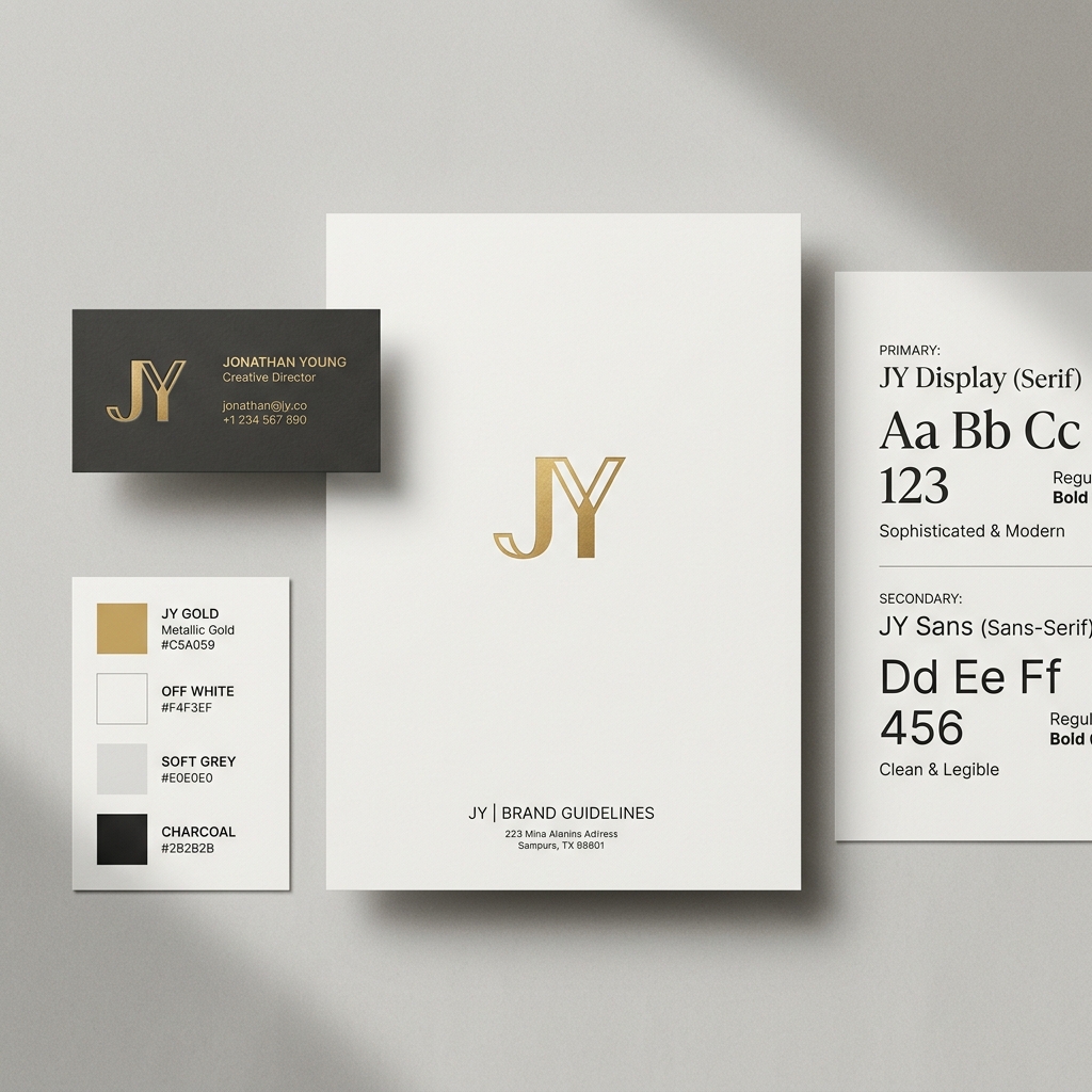 Brand Identity Guidelines Mockup